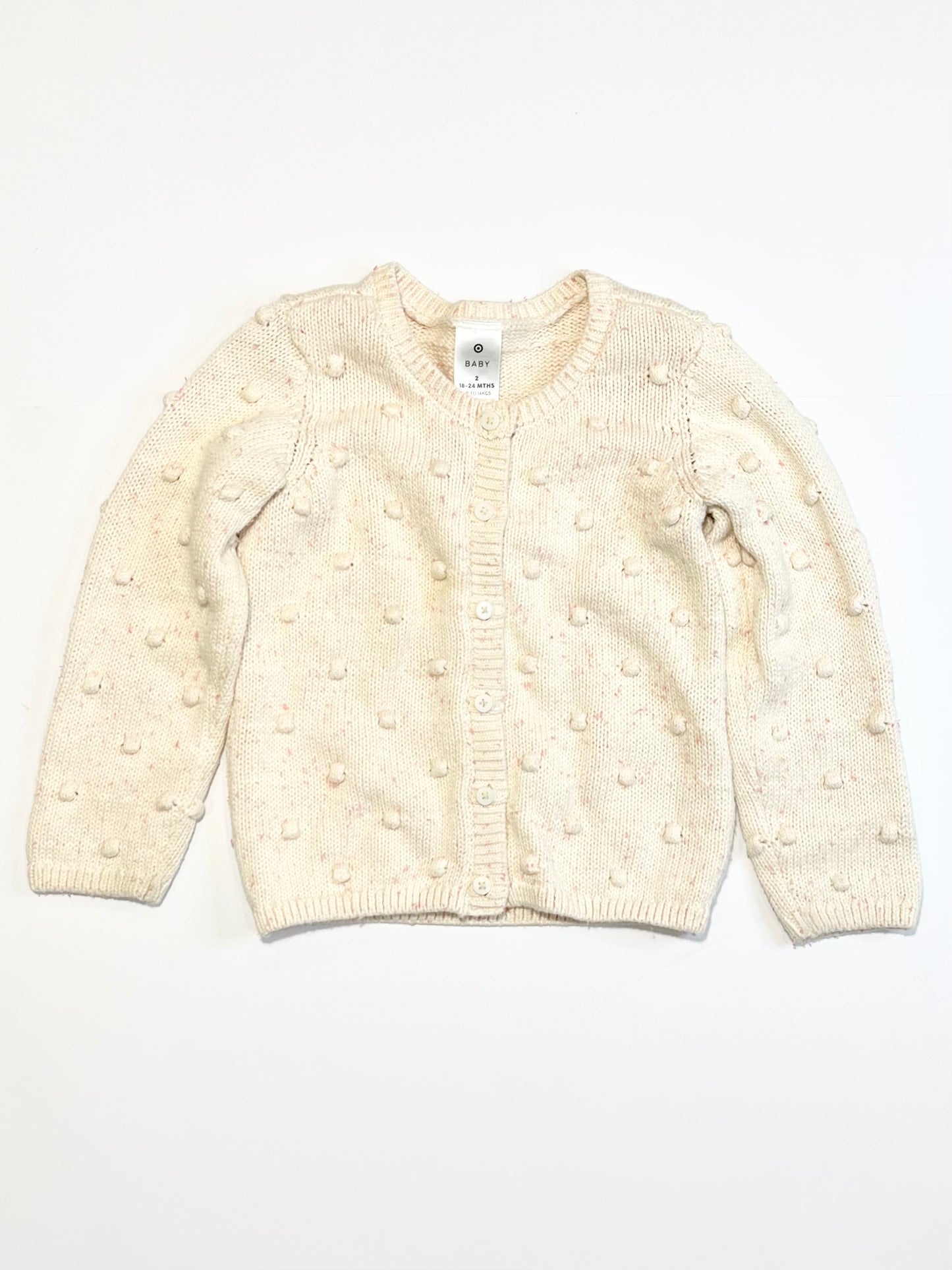 Pompom cardigan - Size 2