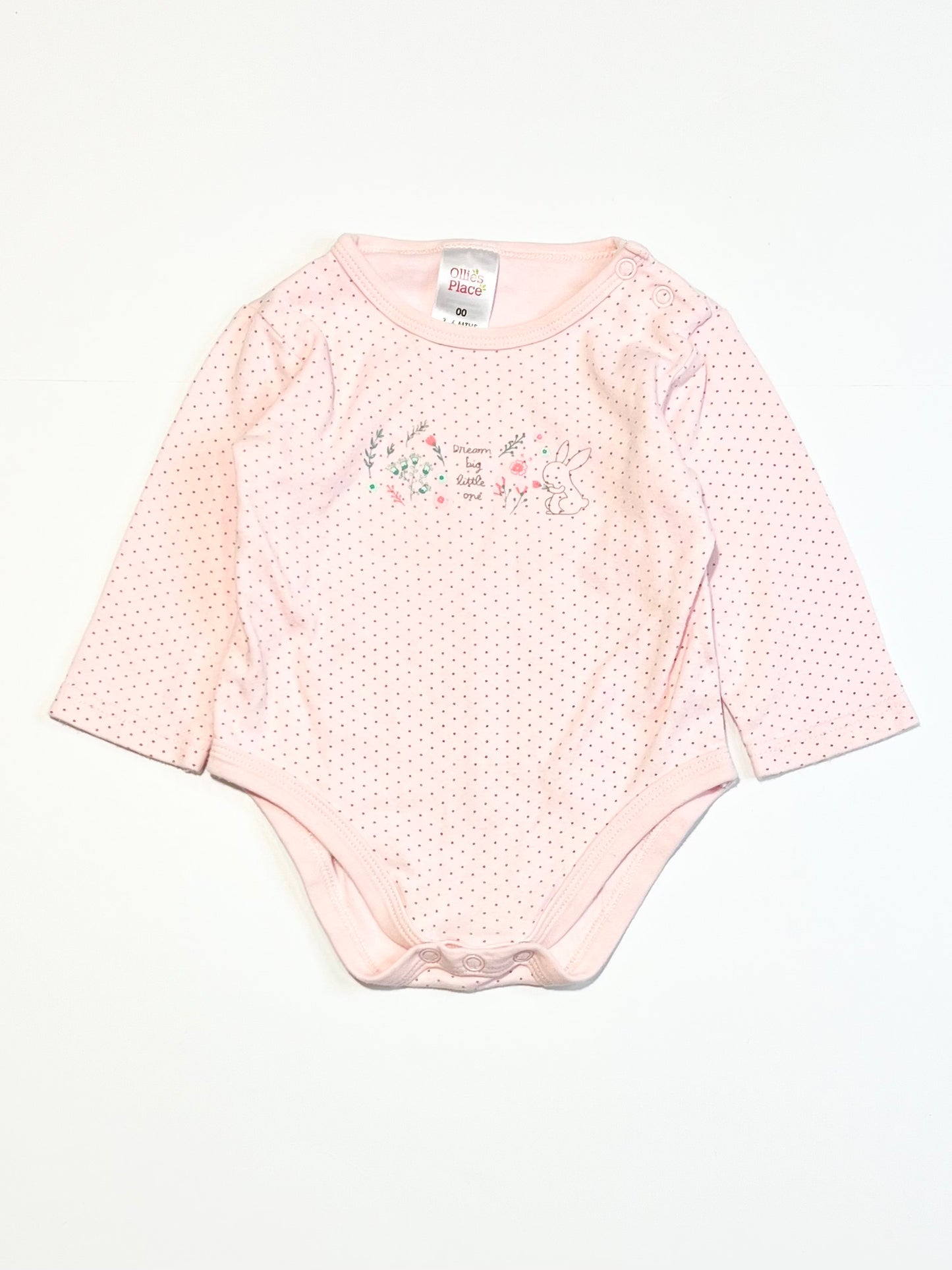 Spotty bunny bodysuit - Size 00