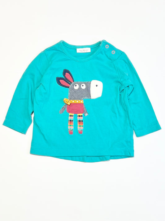 Green donkey top - Size 00