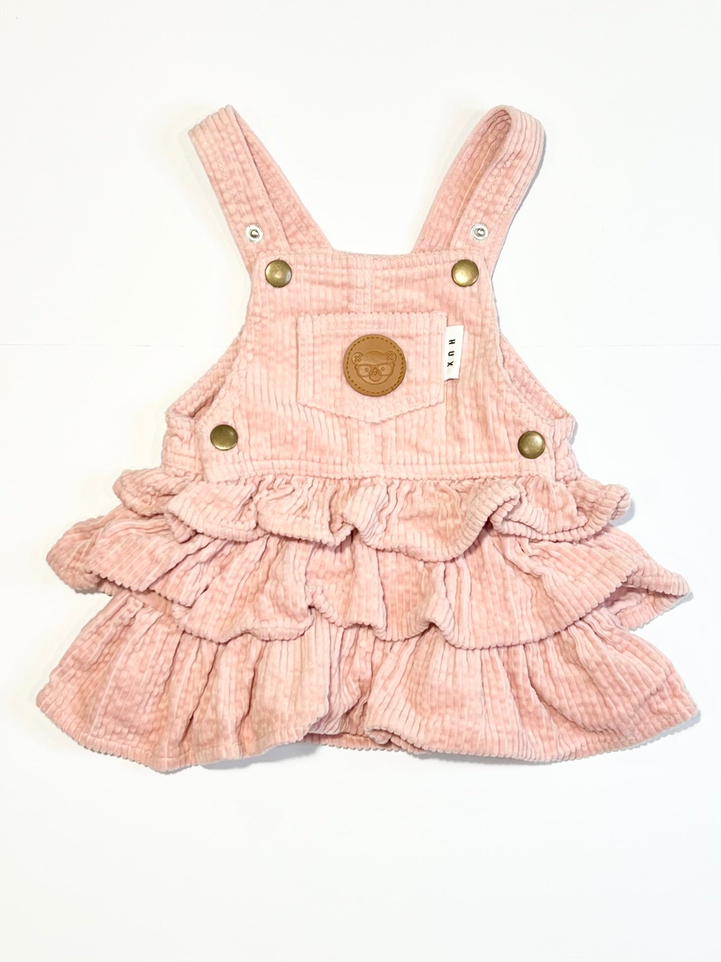 Ruffle corduroy pinafore - Size 00