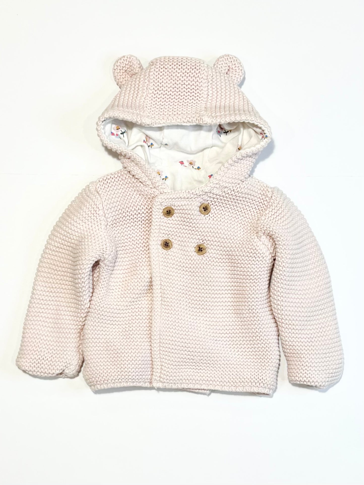 Hooded knit jacket - Size 00