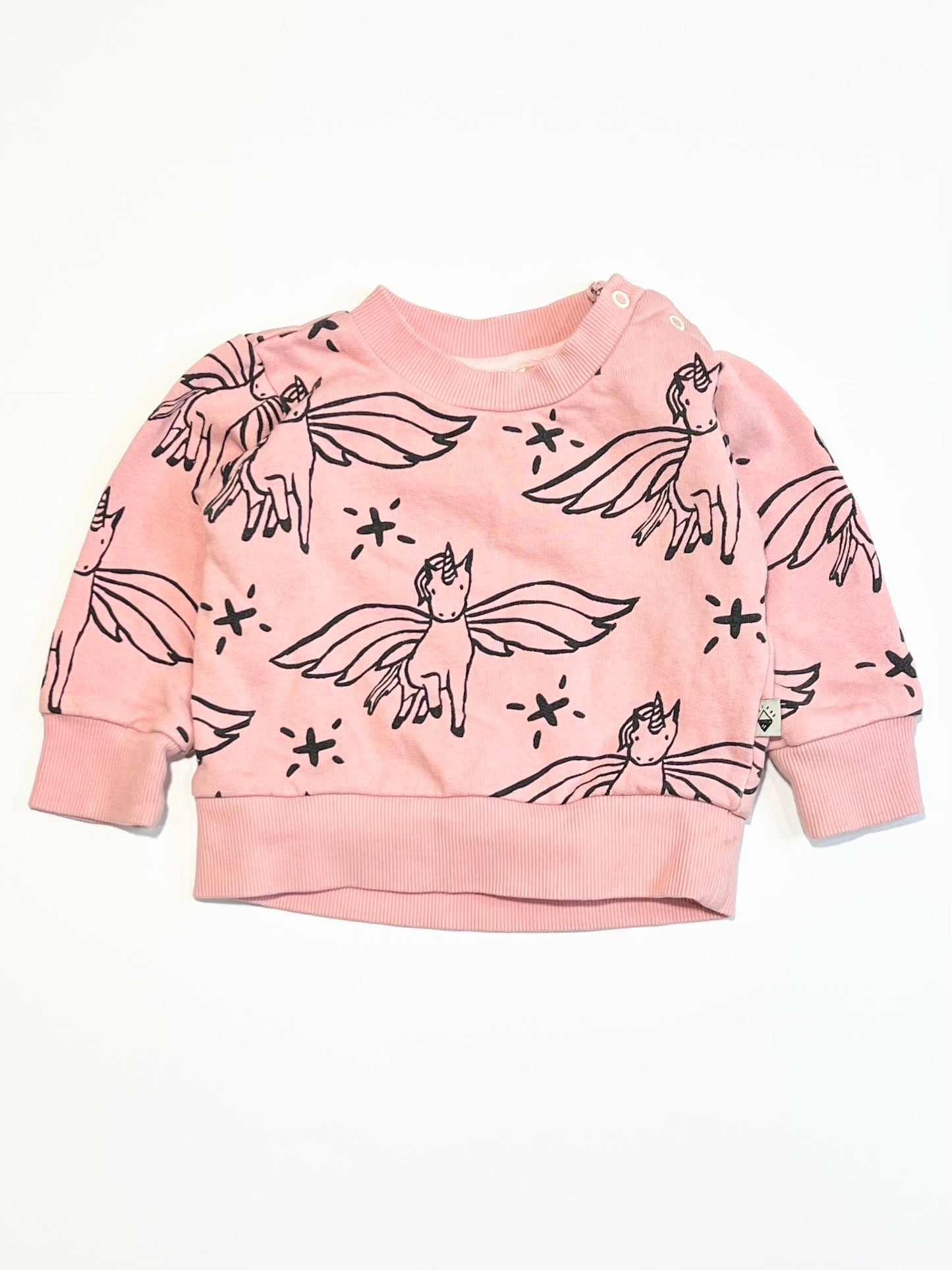 Pink unicorn sweater - Size 00