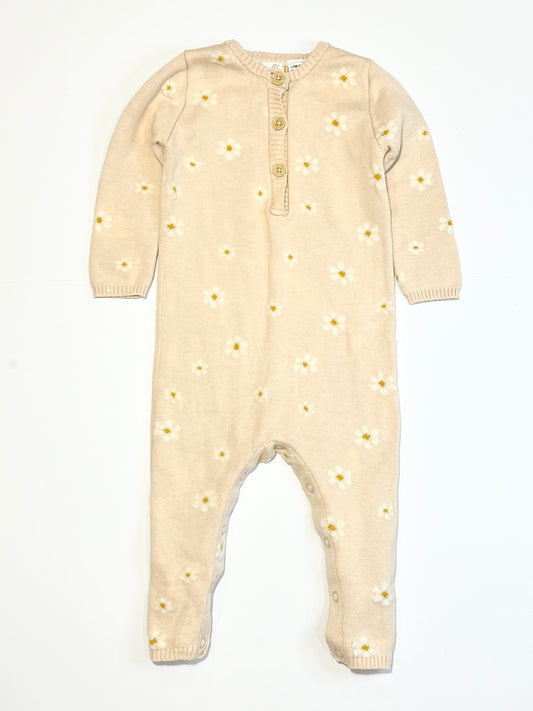 Daisies knit onesie - Size 00