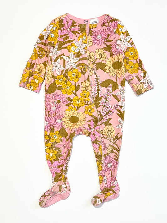 Floral zip onesie - Size 00