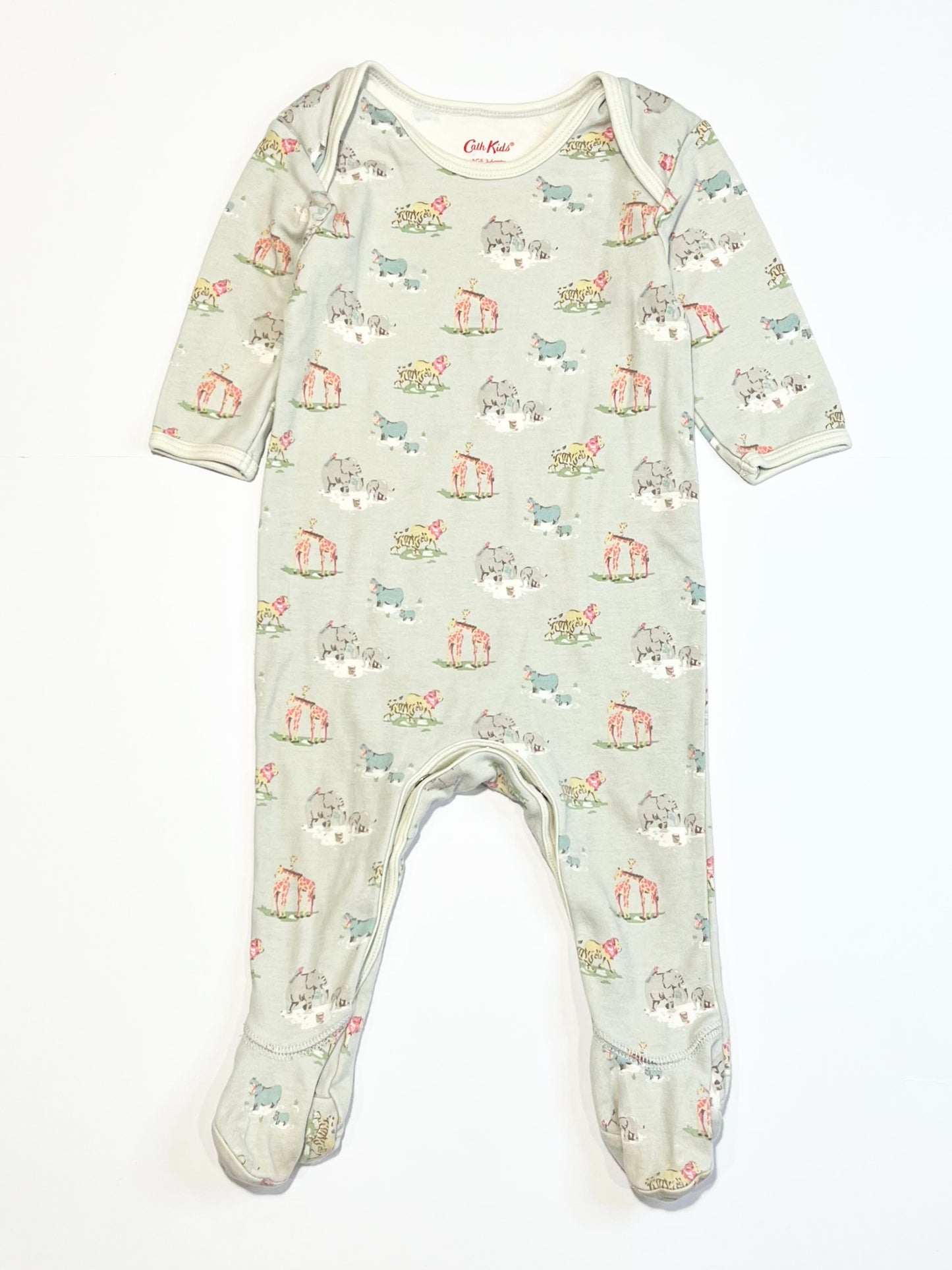 Green animals onesie - Size 00