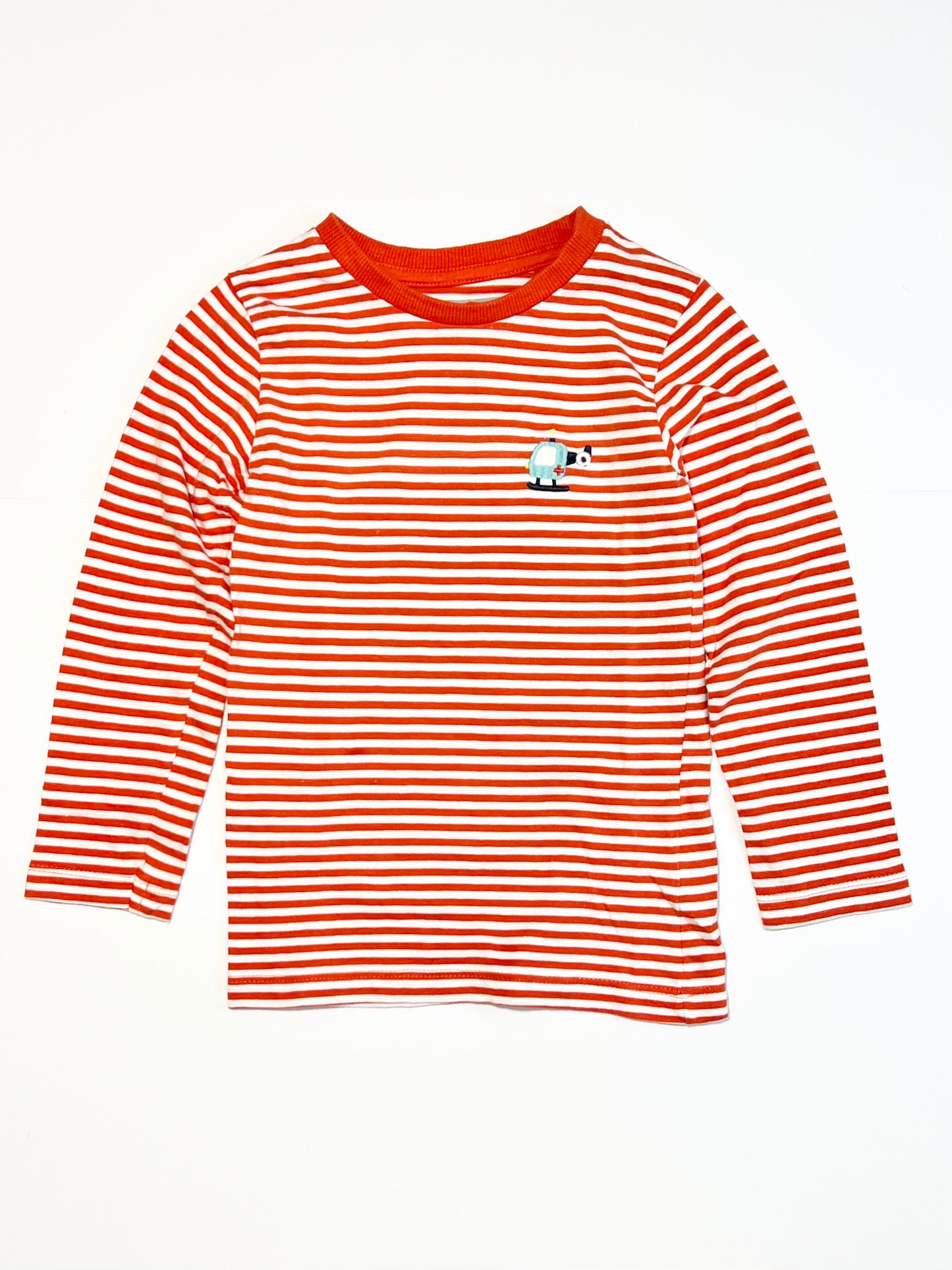 Striped helicopter top - Size 3-4