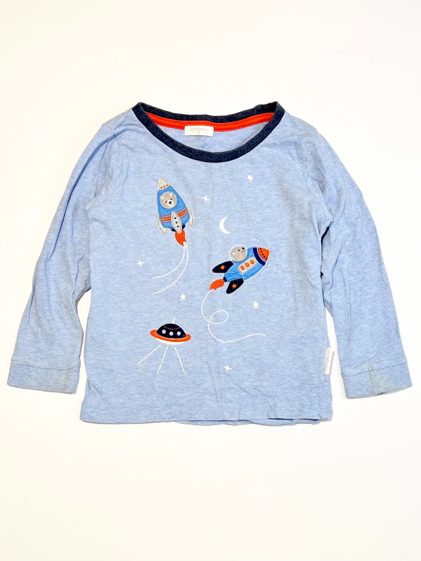 Blue rockets top - Size 3