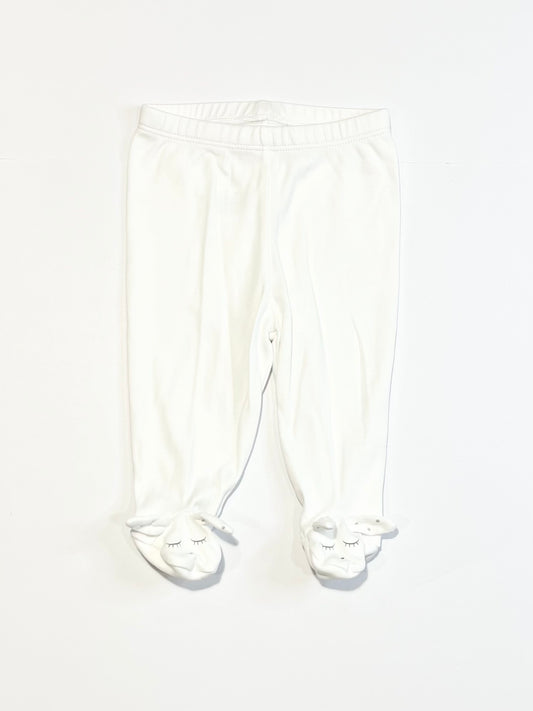 White footed pants - Size 000