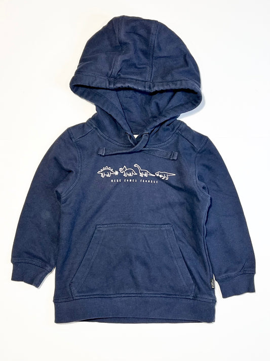 Navy dinos hoodie - Size 3