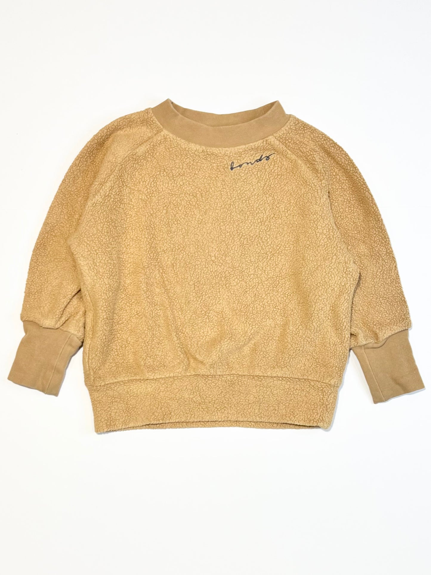 Brown teddy fleece sweater - Size 3