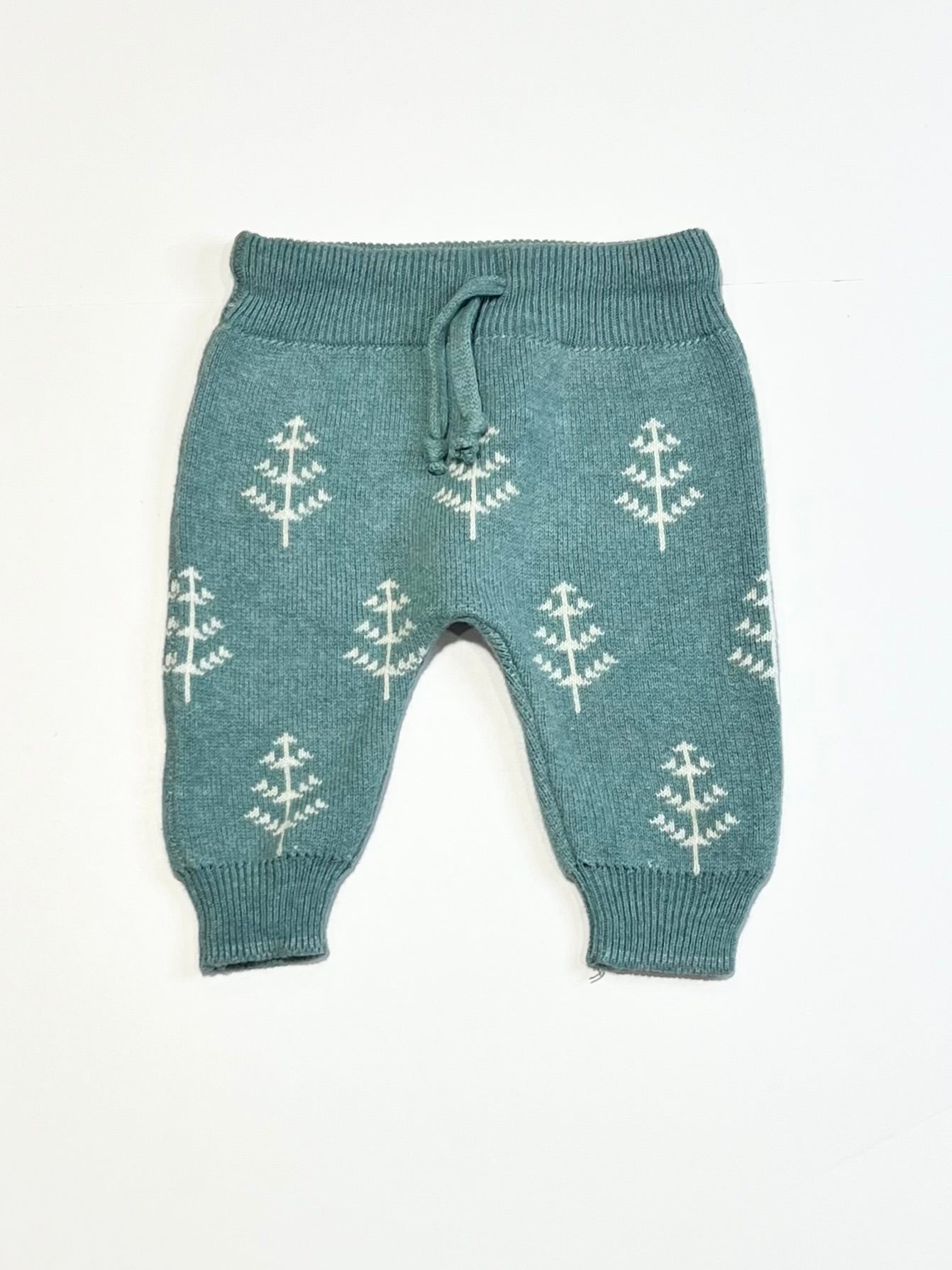Green knit pants - Size 000