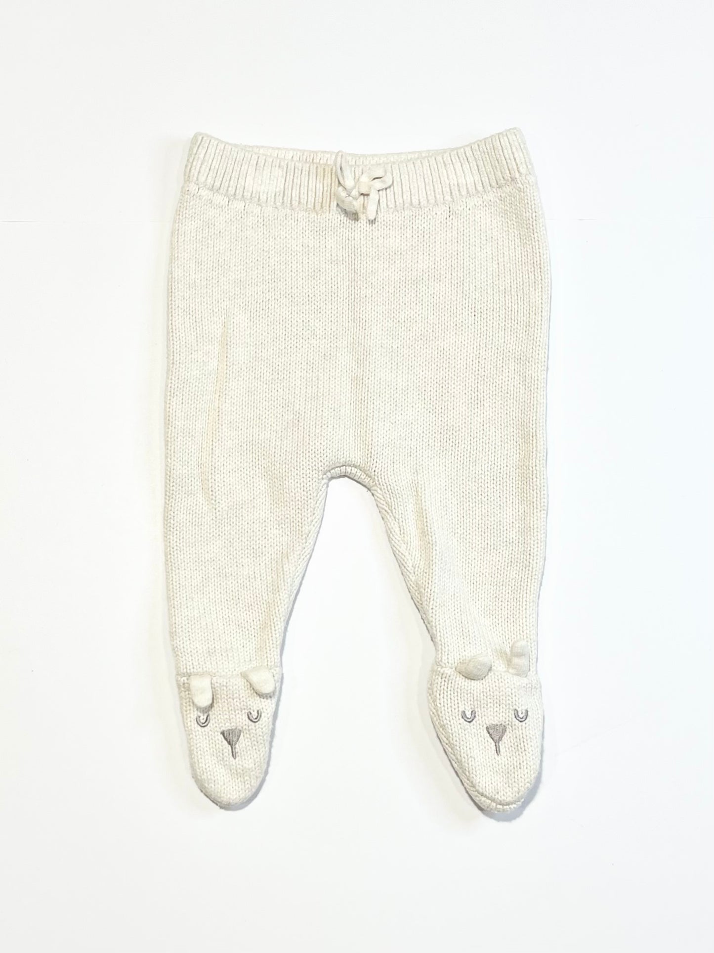 Footed knit pants - Size 000