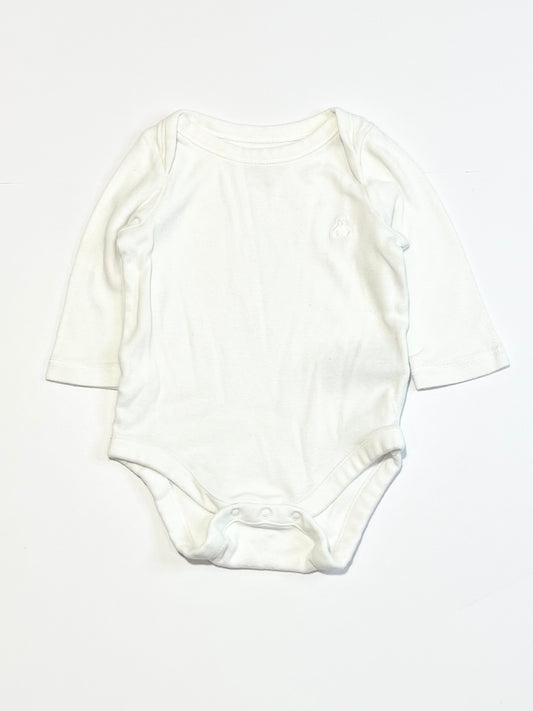Ribbed white bodysuit - Size 000