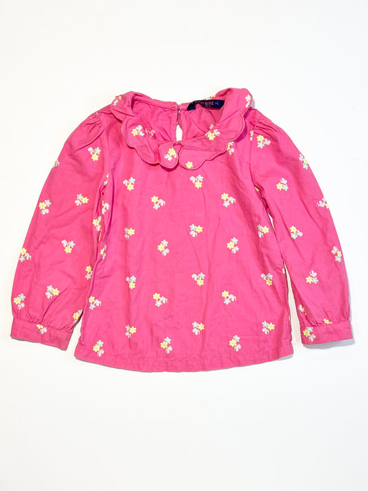 Floral cotton top - Size 3-4