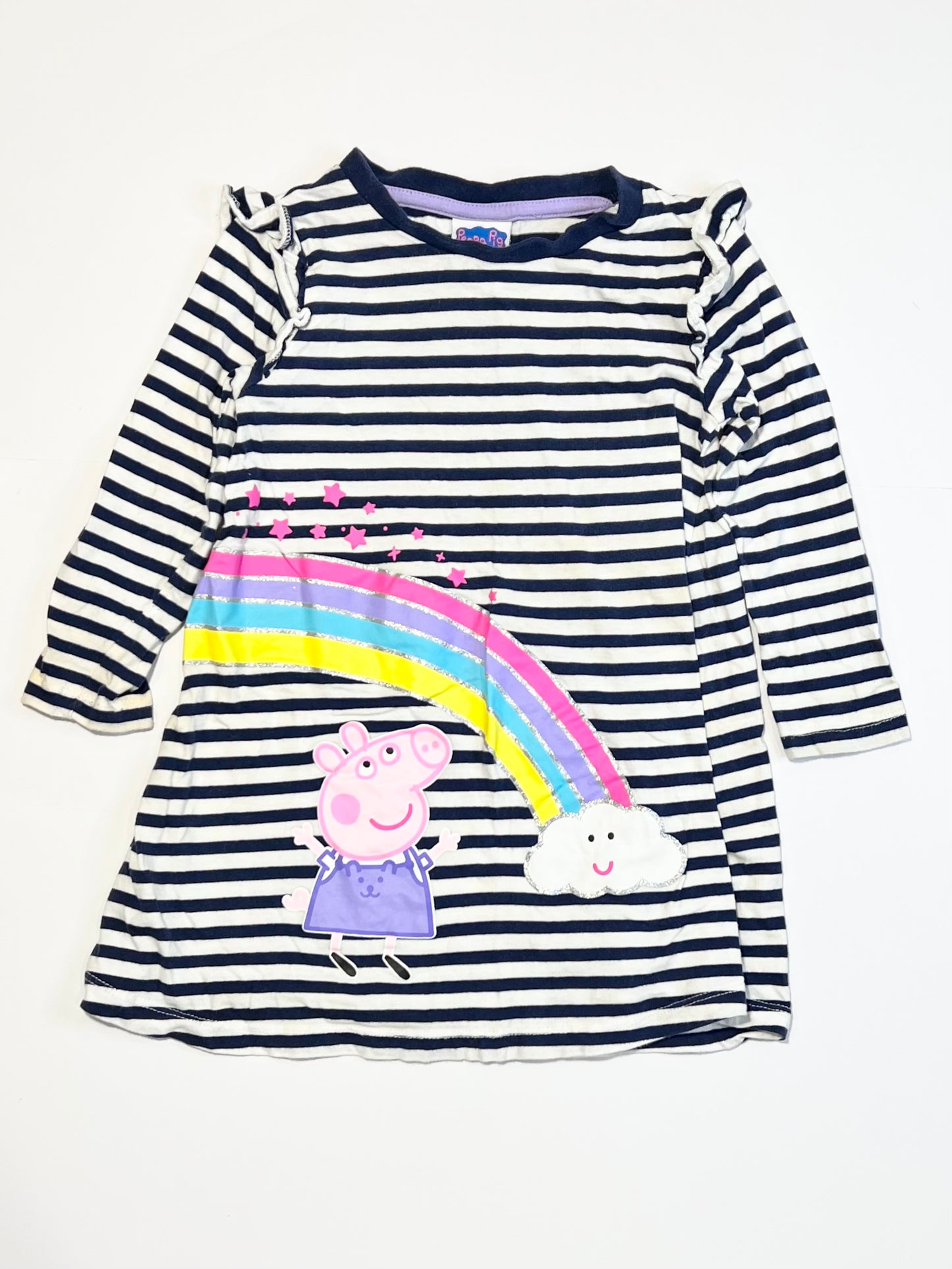 Striped jersey dress - Size 3