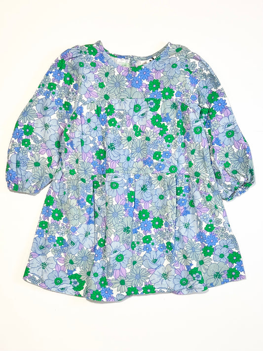 Floral woven dress - Size 3