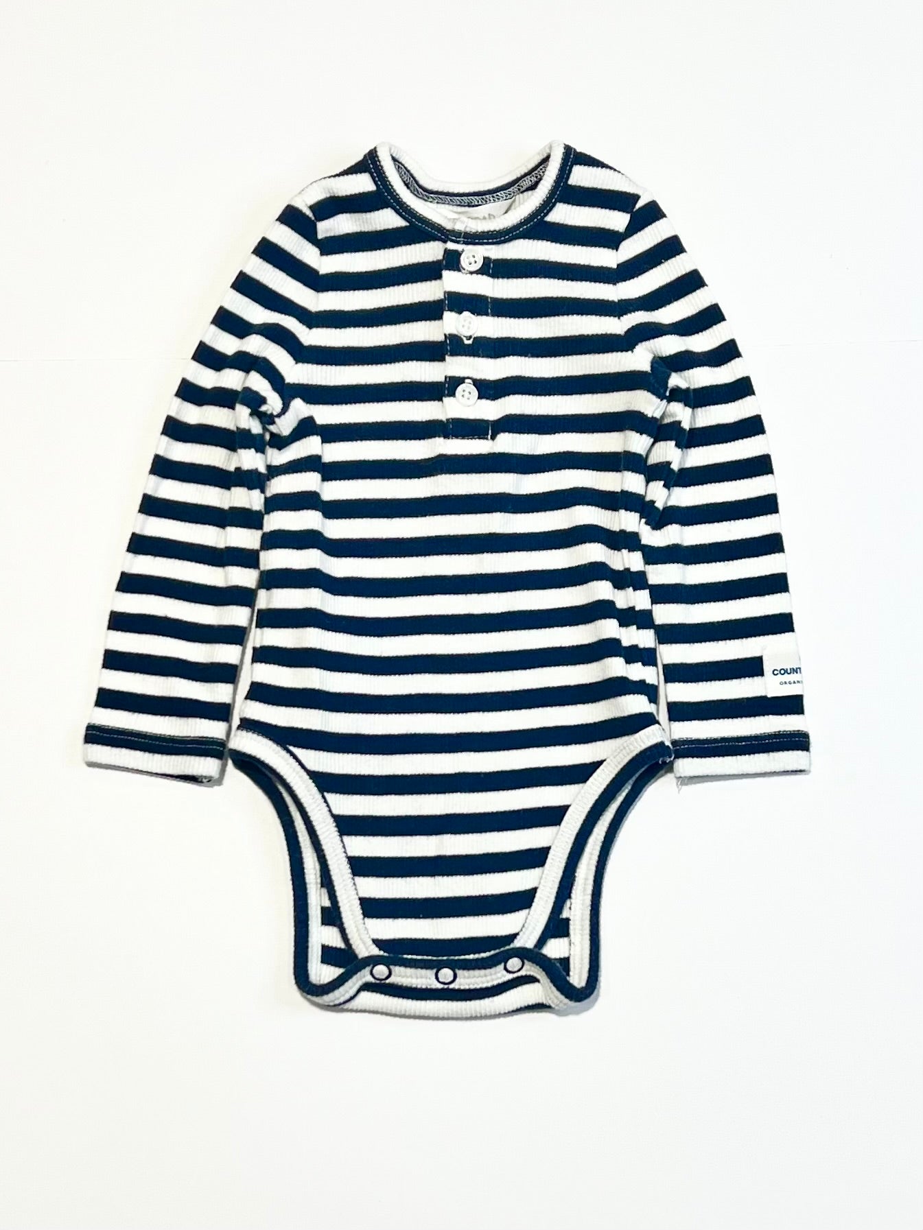 Ribbed henley bodysuit - Size 000