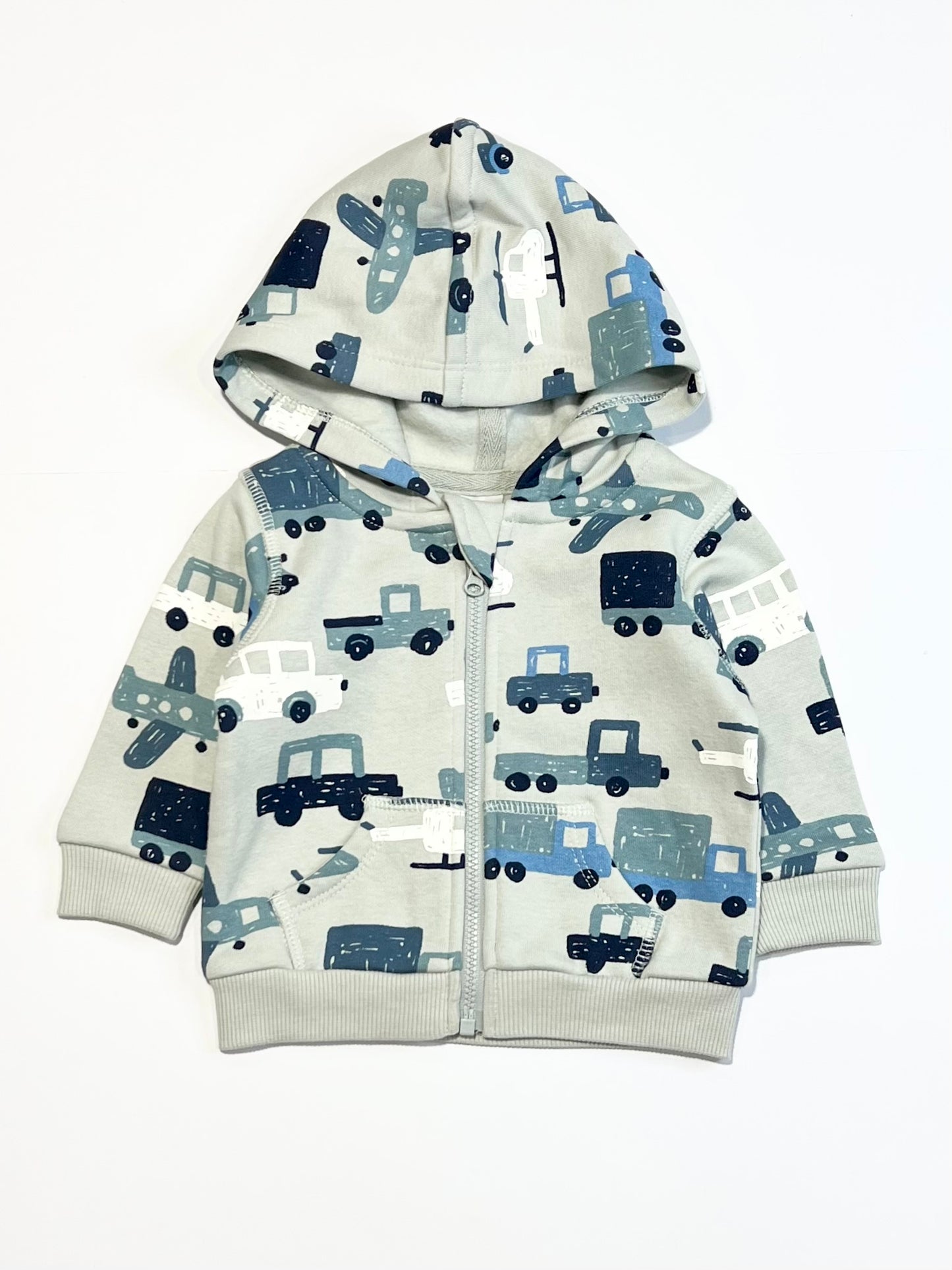Vehicles zip hoodie - Size 000