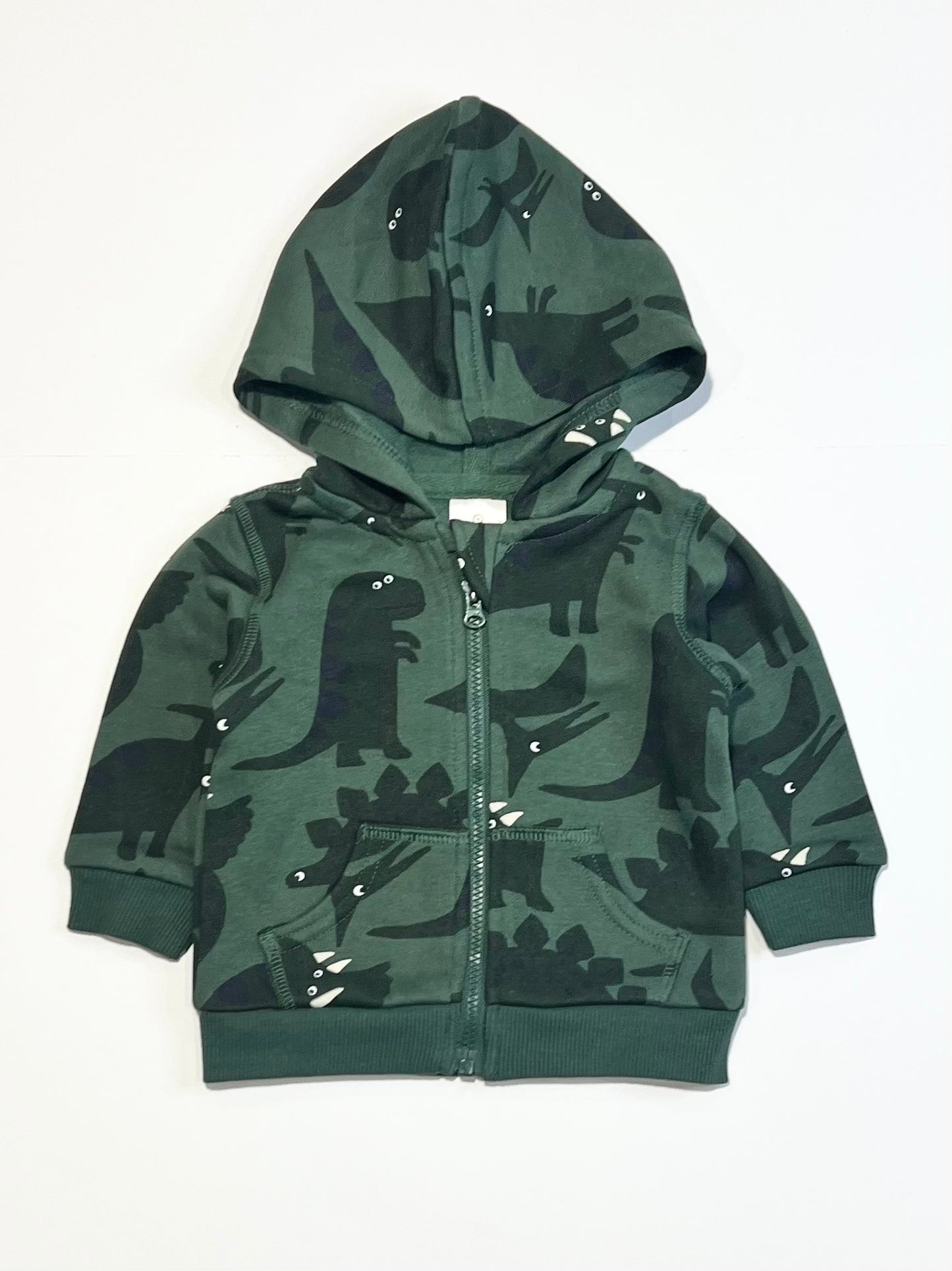 Dinosaurs zip hoodie - Size 000