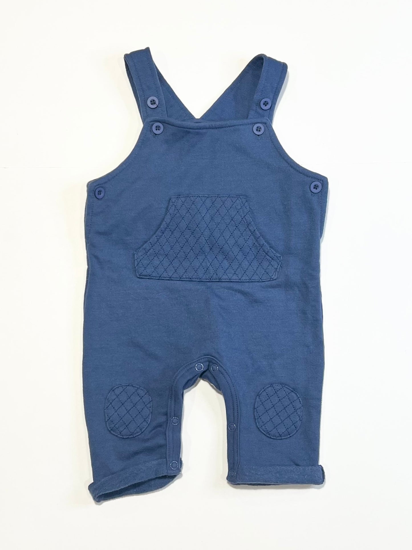 Navy fleece overalls - Size 000