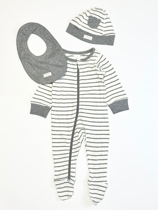 Striped ribbed set - Size 000