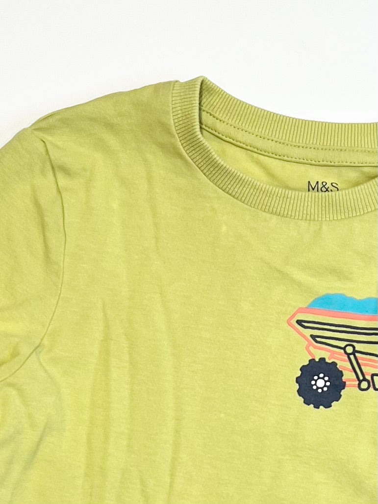 Green dump truck top - Size 4-5