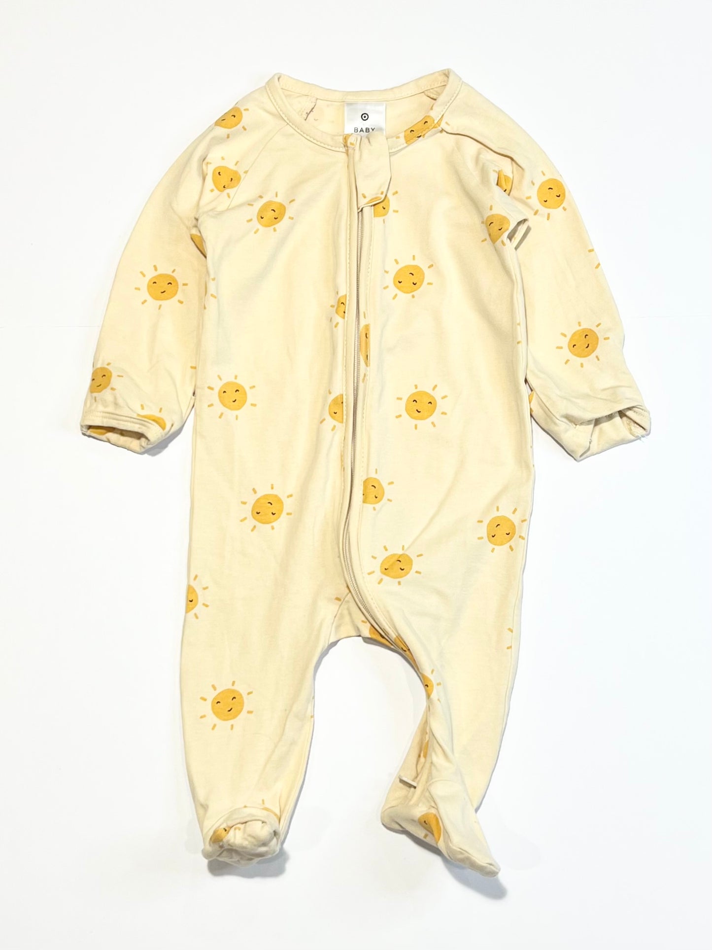 Happy suns zip onesie - Size 000