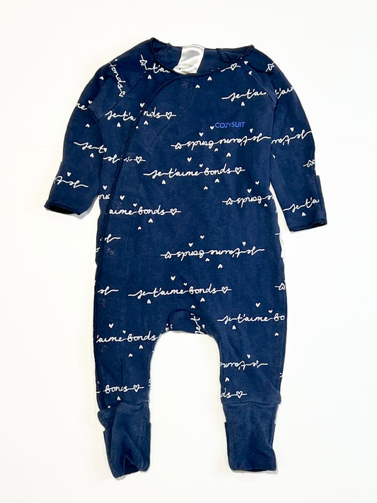 Navy Cozysuit - Size 000