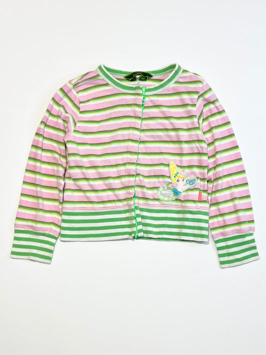 Striped button up top - Size 4-5