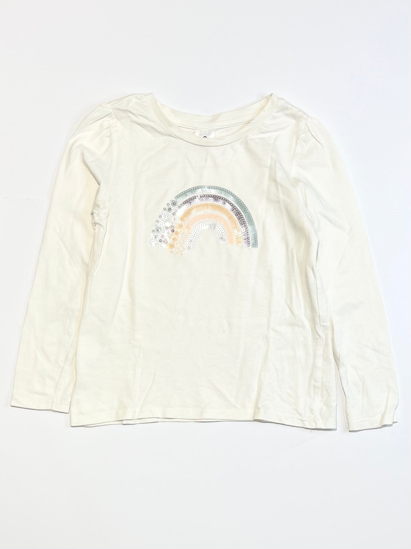 Sequined rainbow top - Size 4