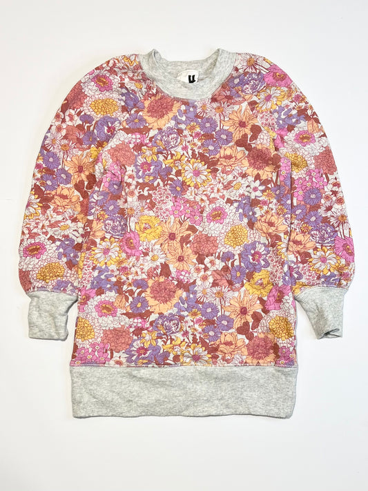 Floral sweater dress - Size 4