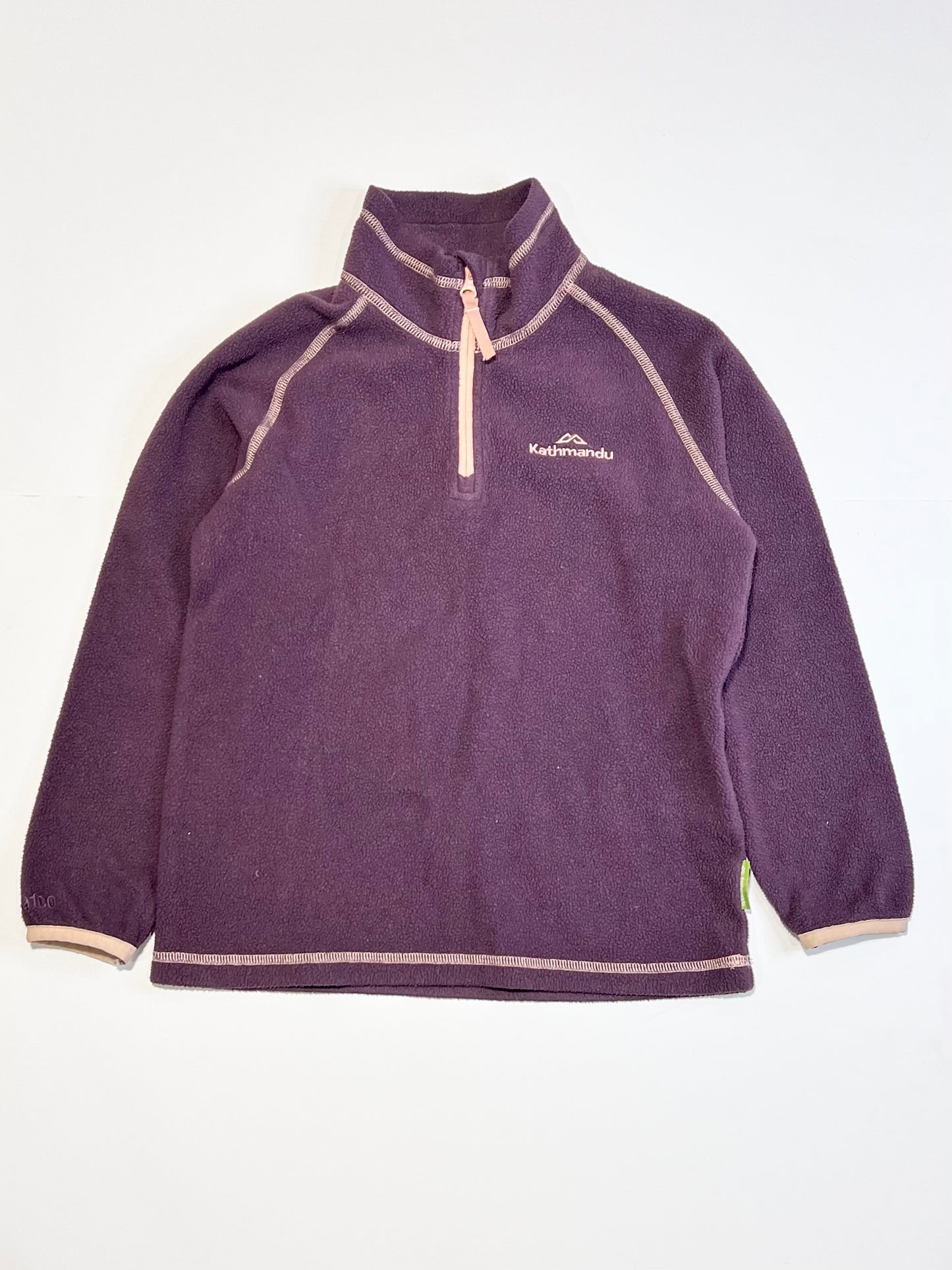 Purple fleece sweater - Size 4