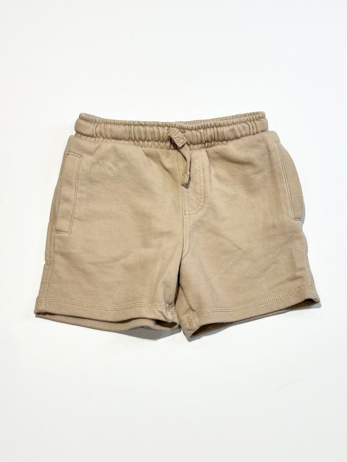 Tan sweat shorts - Size 4-5