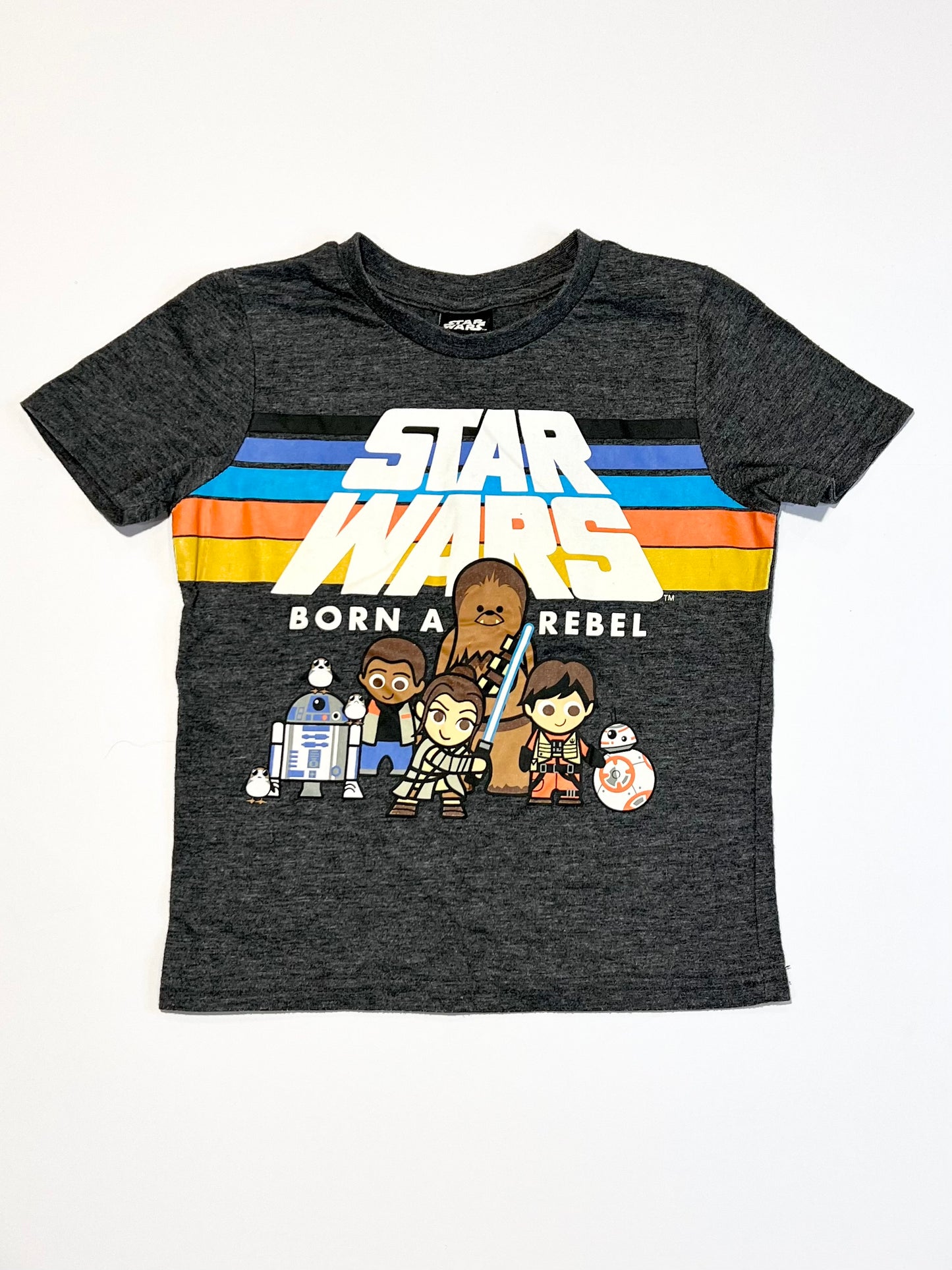Grey Star Wars tee - Size 4