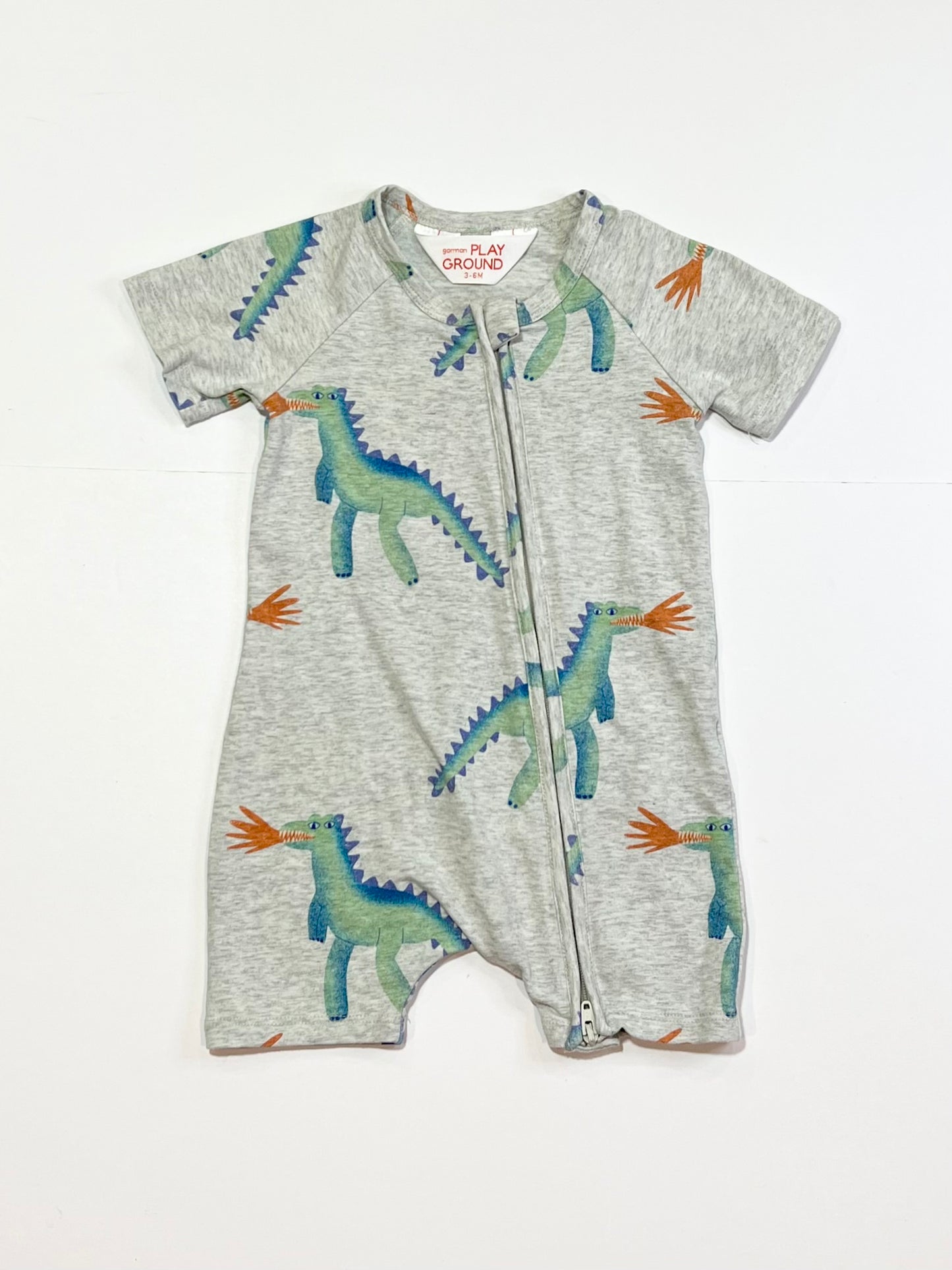 Dragons zip romper - Size 00
