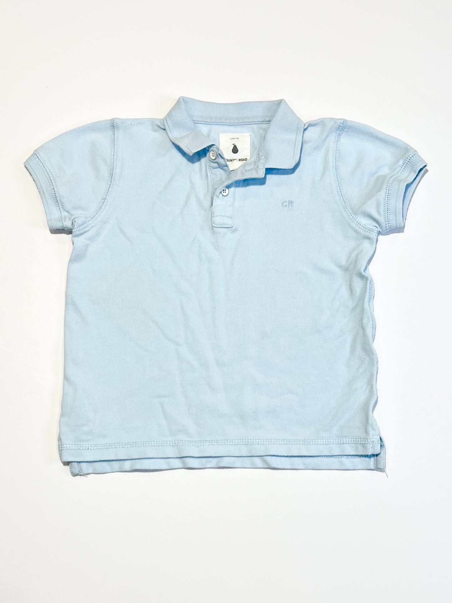 Blue polo shirt - Size 4