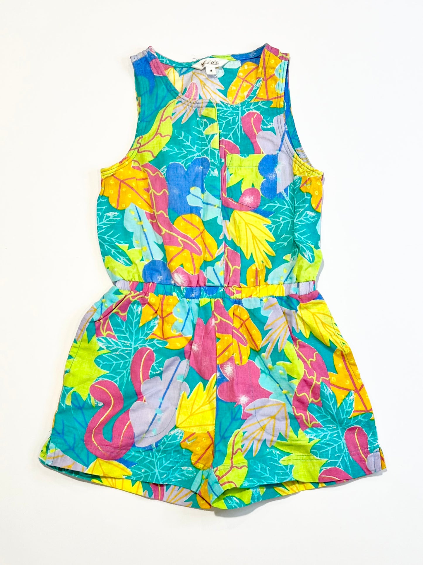 Linen blend playsuit - Size 4