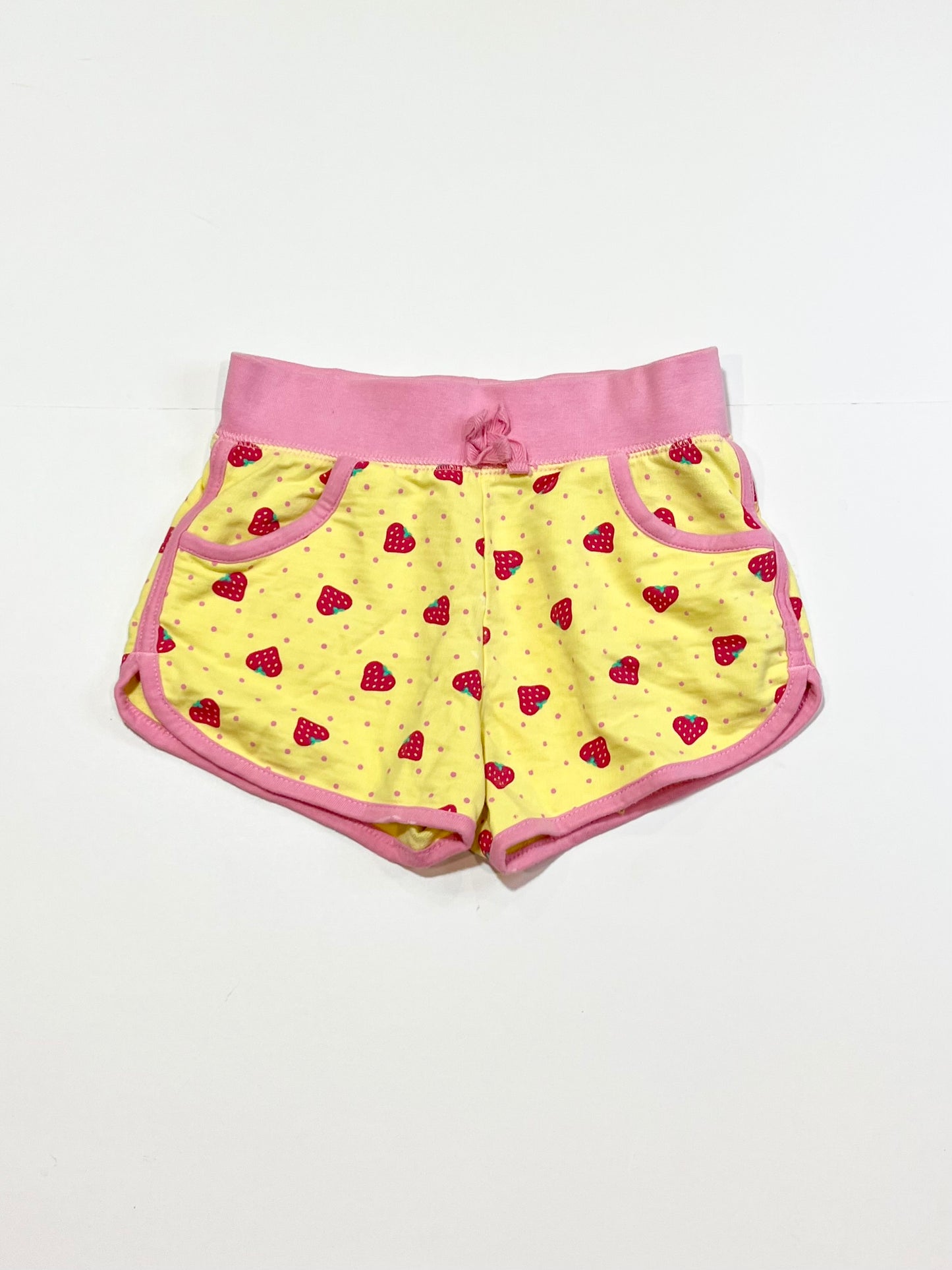 Strawberry sweat shorts - Size 4