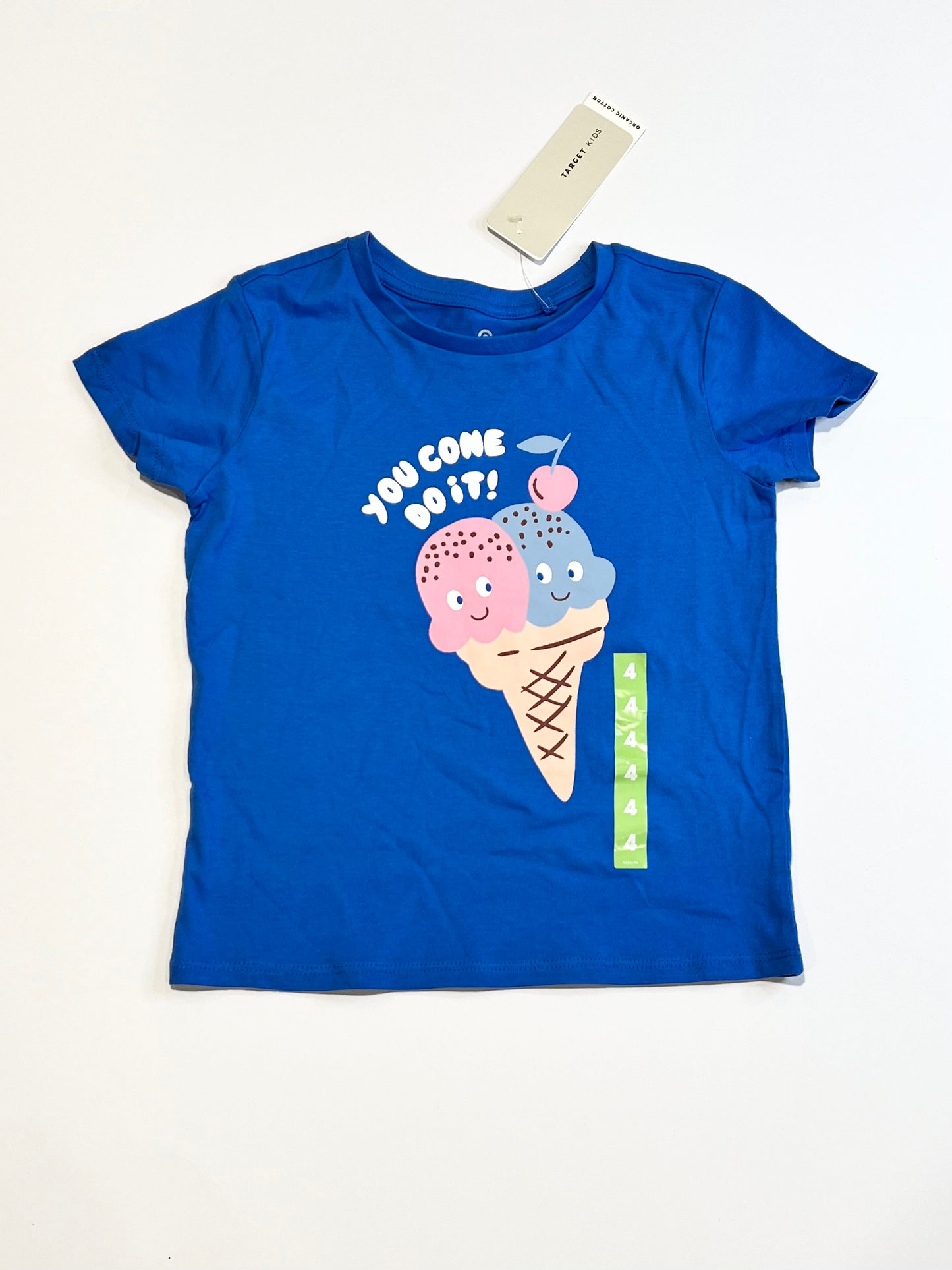 Blue cone tee brand new - Size 4