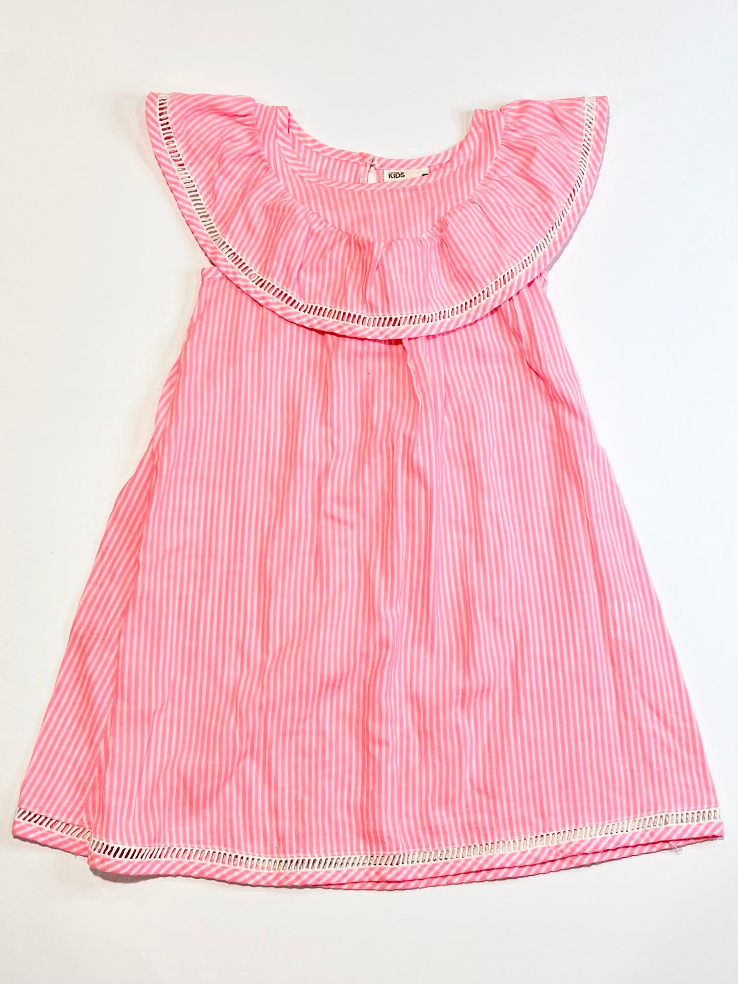 Pink striped dress - Size 4