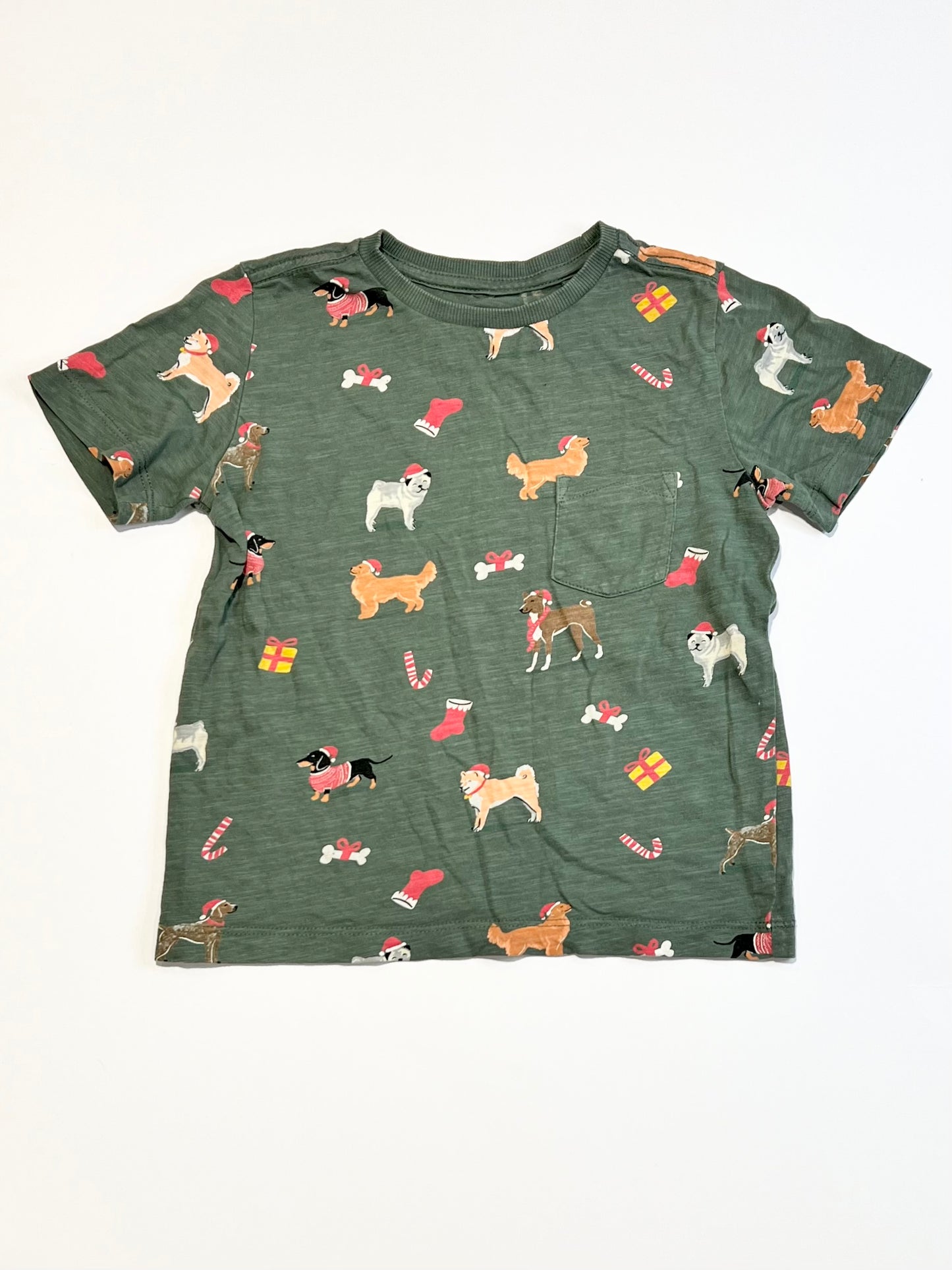 Christmas puppy tee - Size 3