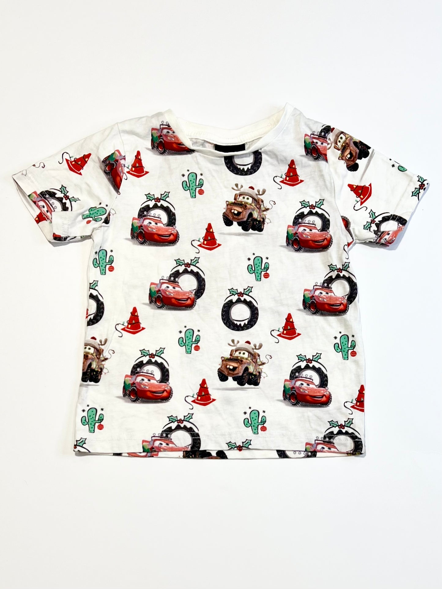 Cars Christmas tee - Size 3