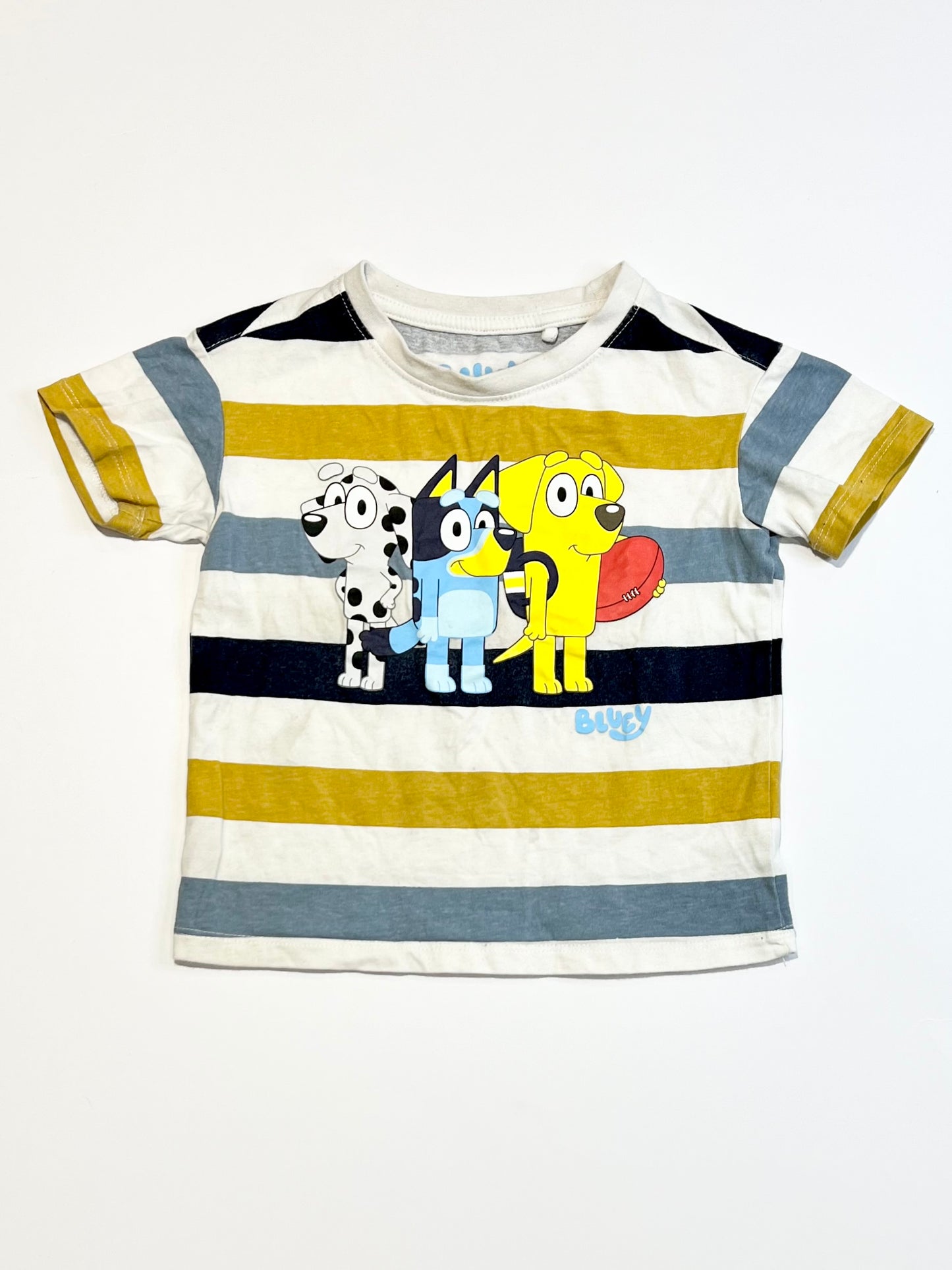 Striped Bluey tee - Size 3