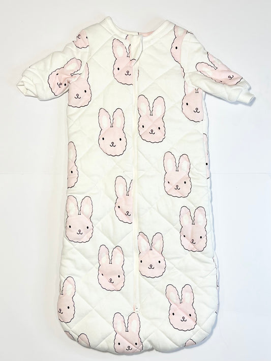 Quilted bunny sleeping bag - Size 3-6 months