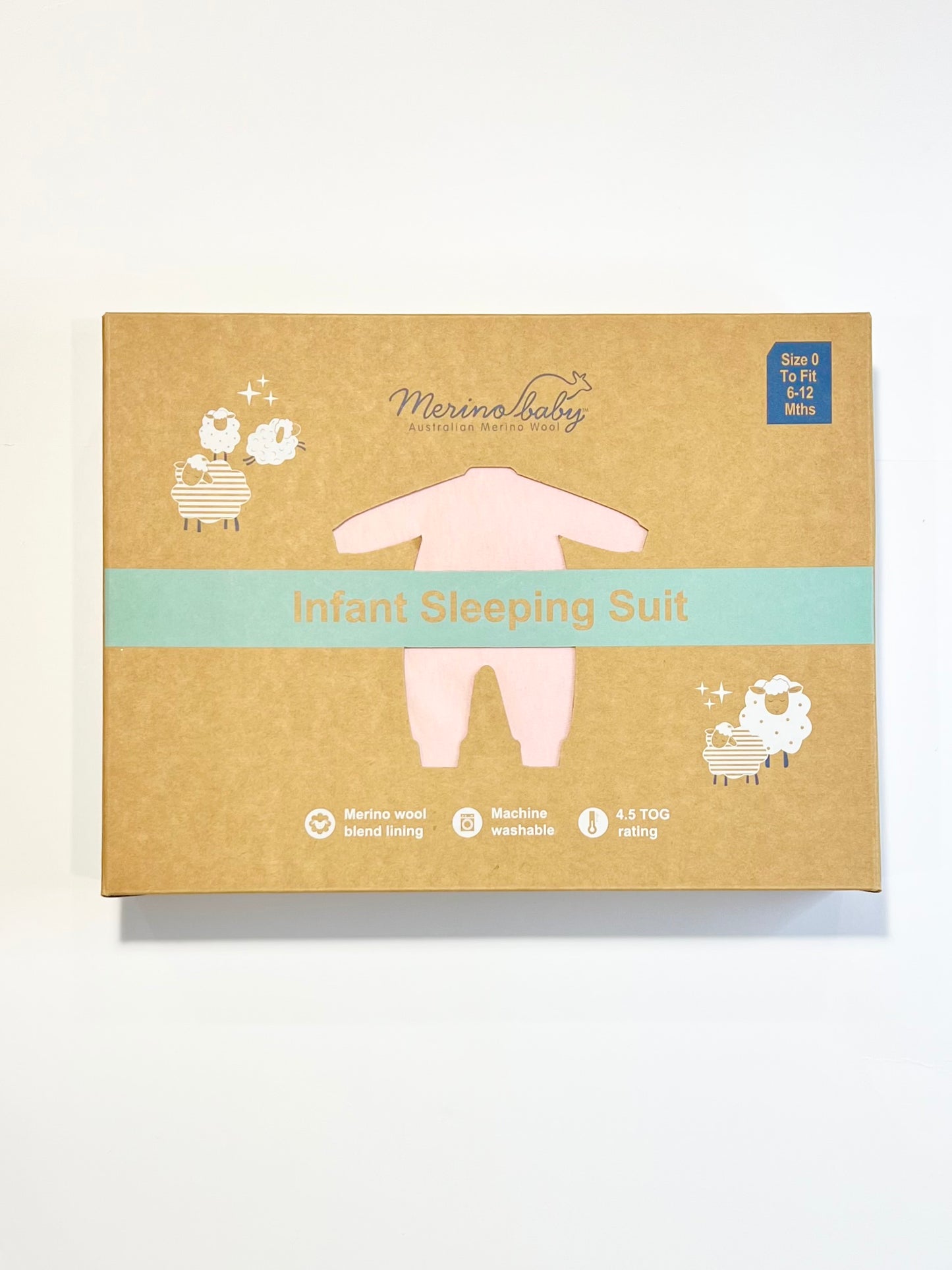 4.5 tog merino wool sleep suit brand new - Size 0