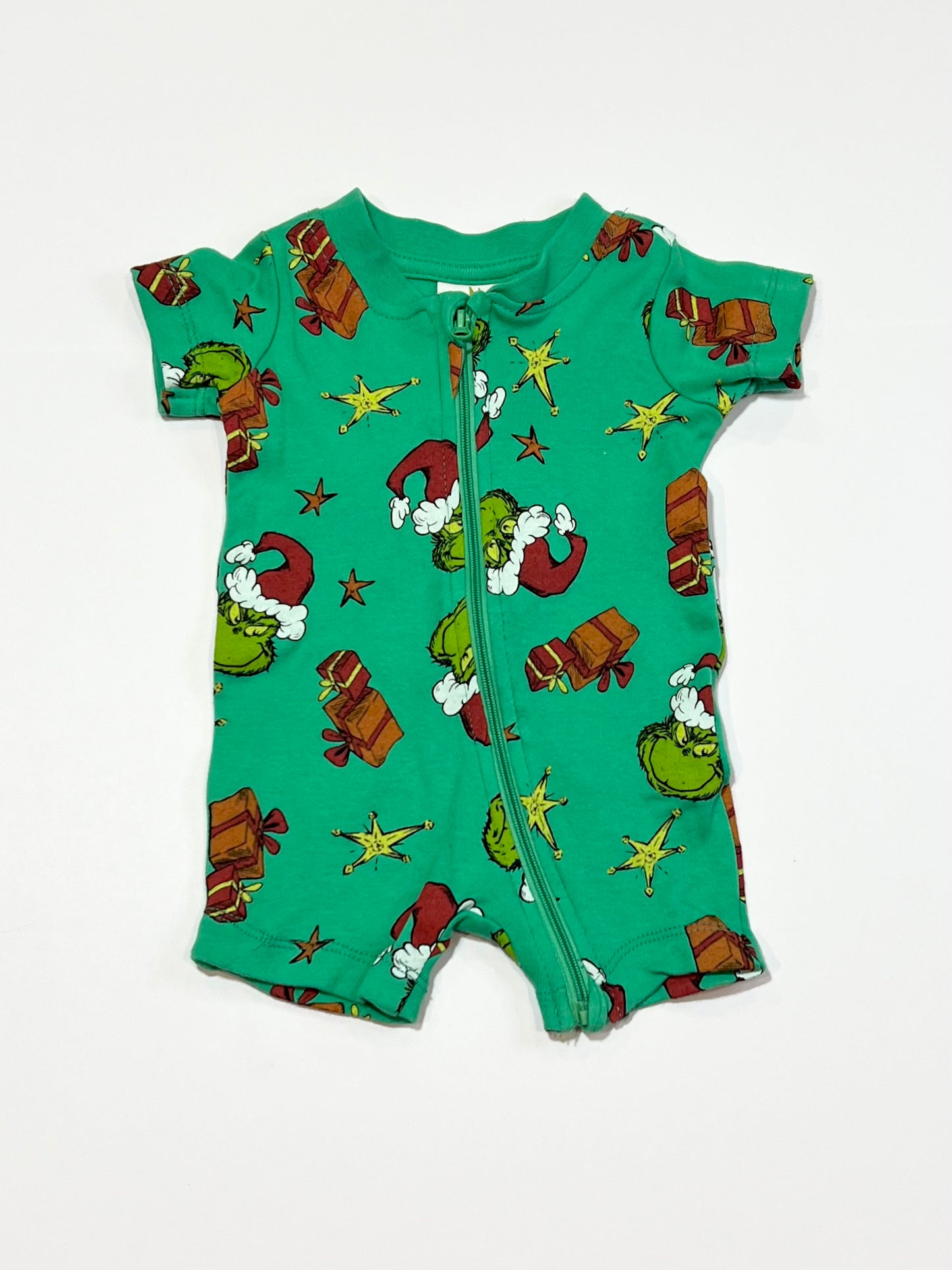 Christmas Grinch romper - Size 000