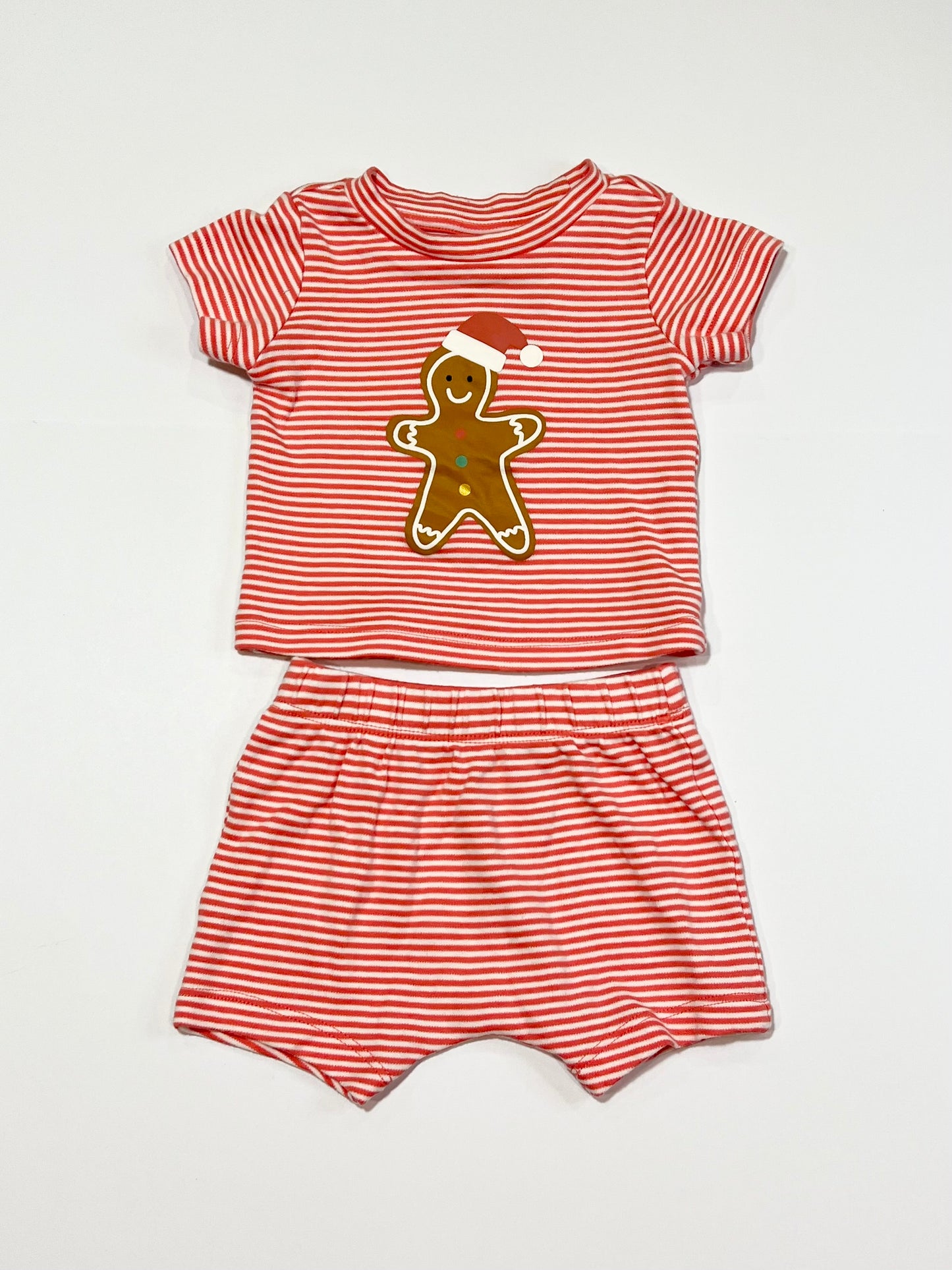 Christmas gingerbread pyjamas - Size 000
