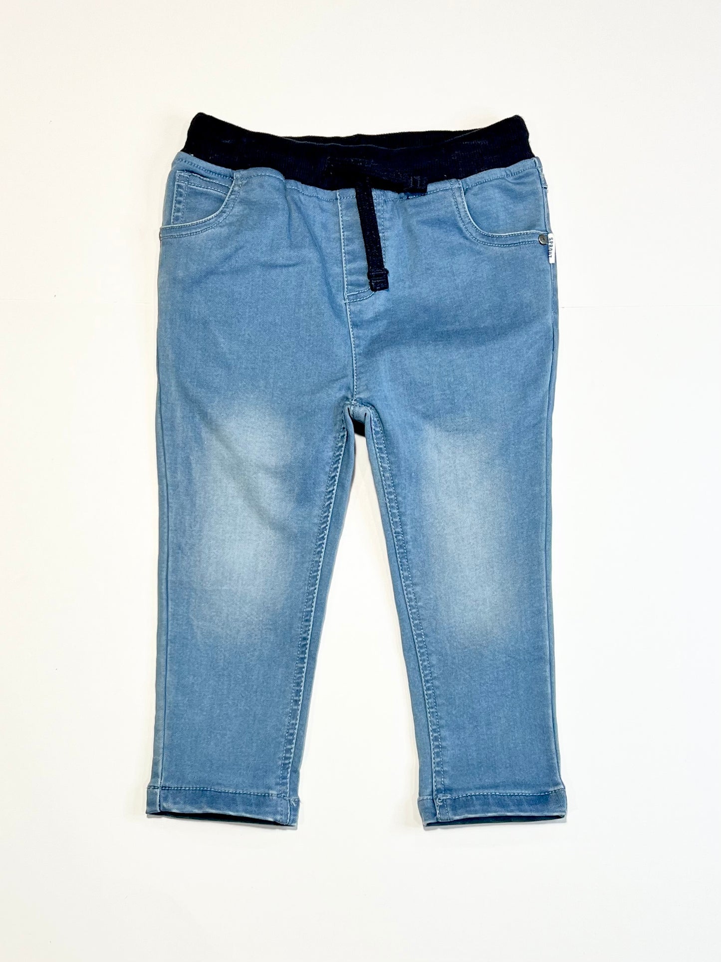 Pull-on soft jeans - Size 1