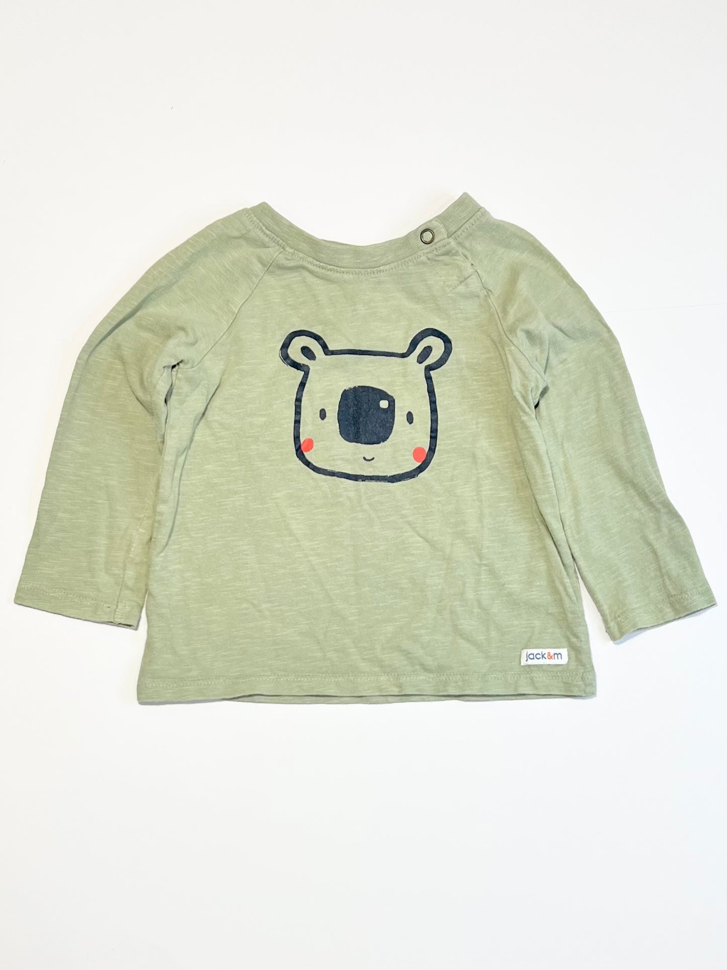 Green koala top - Size 1