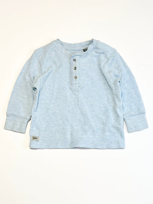 Waffle henley top - Size 1